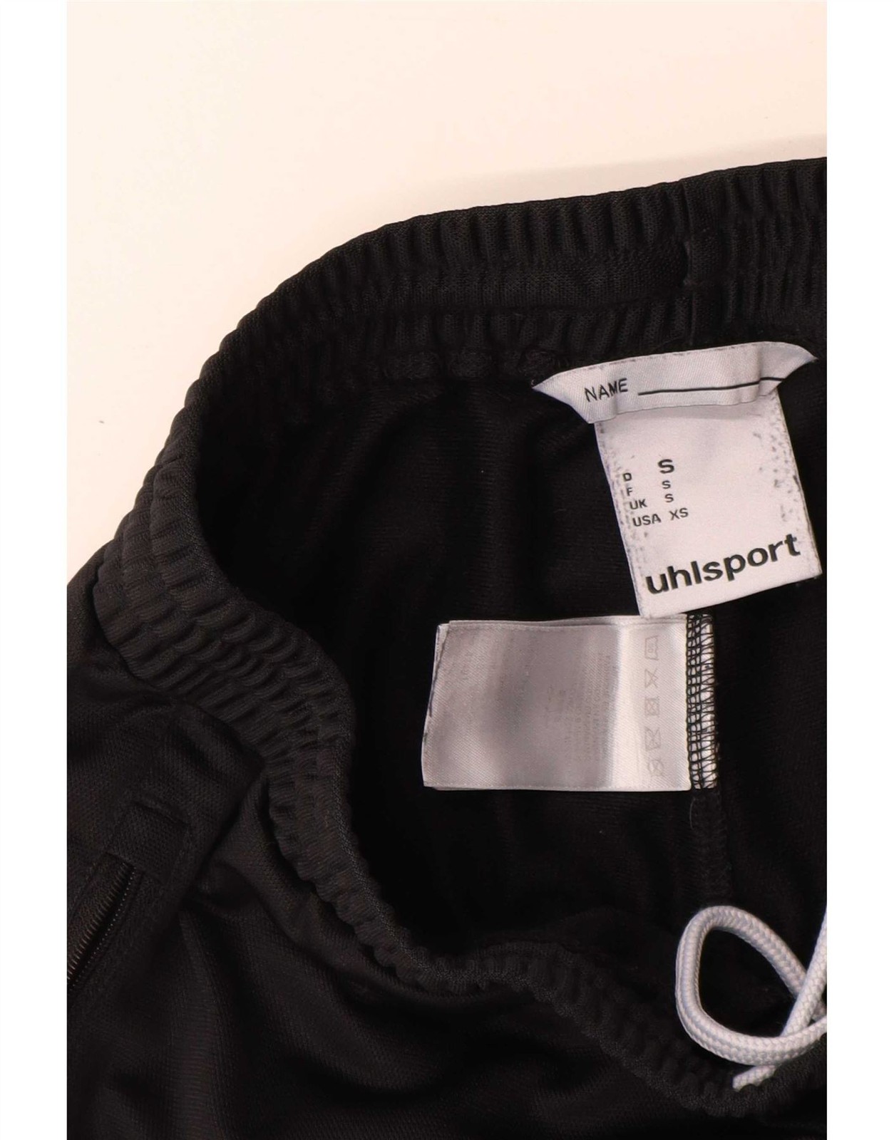 Uhlsport Mens Graphic Tracksuit Trousers Small Black Polyester CF02 image 3