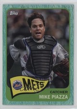 2023 Archives 1965 Topps Aqua Sparkle Foil 55/75 Mike Piazza #139 HOF 04br