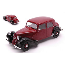 CITROEN TRACTION AVANT 11BL 1956 DARK RED/BLACK 1:24 Whitebox Auto d'Epoca -F- N