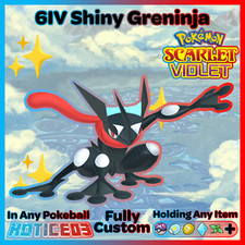   Shiny Greninja 6IV   Pokemon Scarlet  Violet   Fast   