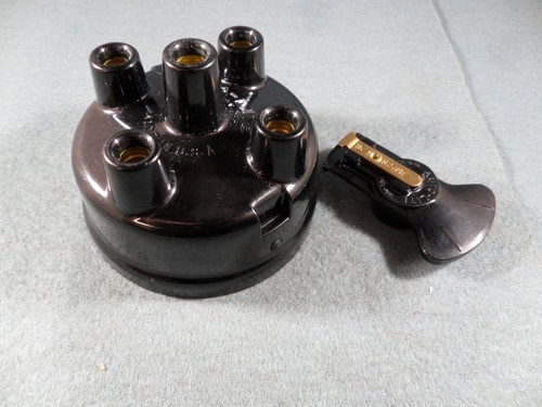 NOS Auto-Lite IG1324 Cap, IG1657R Rotor 1936-1939 1942 1946-1956 Willys Jeep