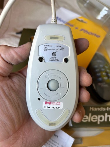 ๐ป RARE & SEALED Vintage Hands-free ๐ฑ๏ธ Mouse Phone Telephone (Computer PC) ๐ - Picture 5 of 12