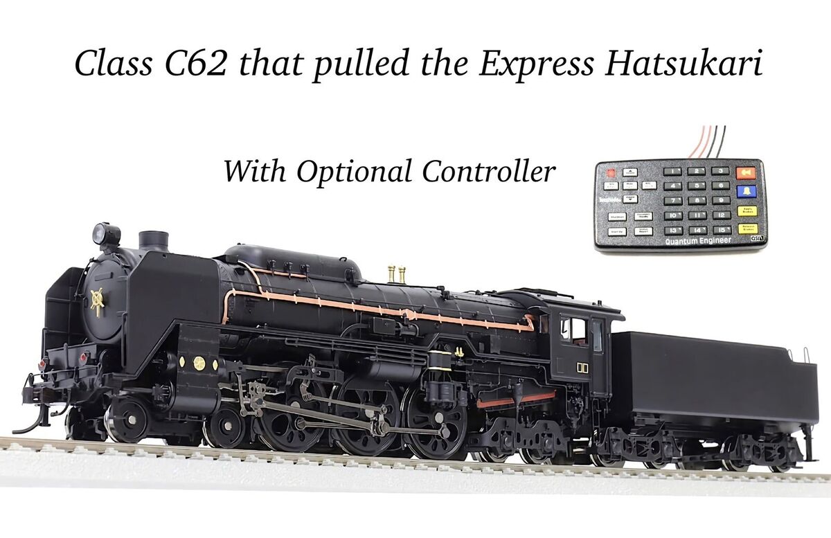 HO/J Tenshodo 4-6-4 JNR Class C62 Hudson Steam Locomotive w HO/J Tenshodo 4-6-4 JNR Class C62 Hudson Steam Locomotive w