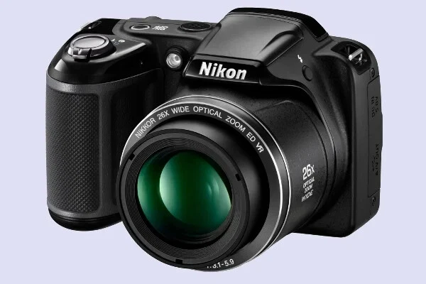 Nikon Coolpix L320 Digital Camera with 26x Optical Zoom - Black