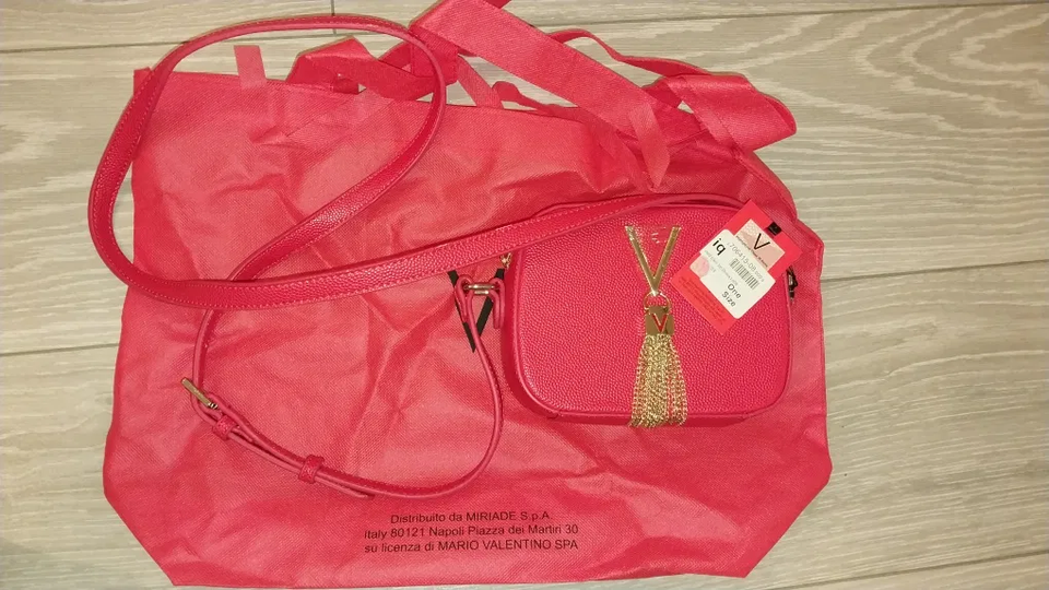 Mario Valentino Divina Camera Crossbody Bag Red New eBay