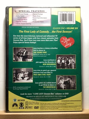 その他 I Love Lucy: Season 1 Vol 6 [DVD] [Import] I Love Lucy: Season 1: Volume 6 (DVD, 2003) 97368755147| eBay