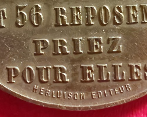 Guerre 1870 - Dépt 45 Cercottes- Rare Médaille Laiton 36mm- Bataille 04/12/1870 - Picture 5 of 6
