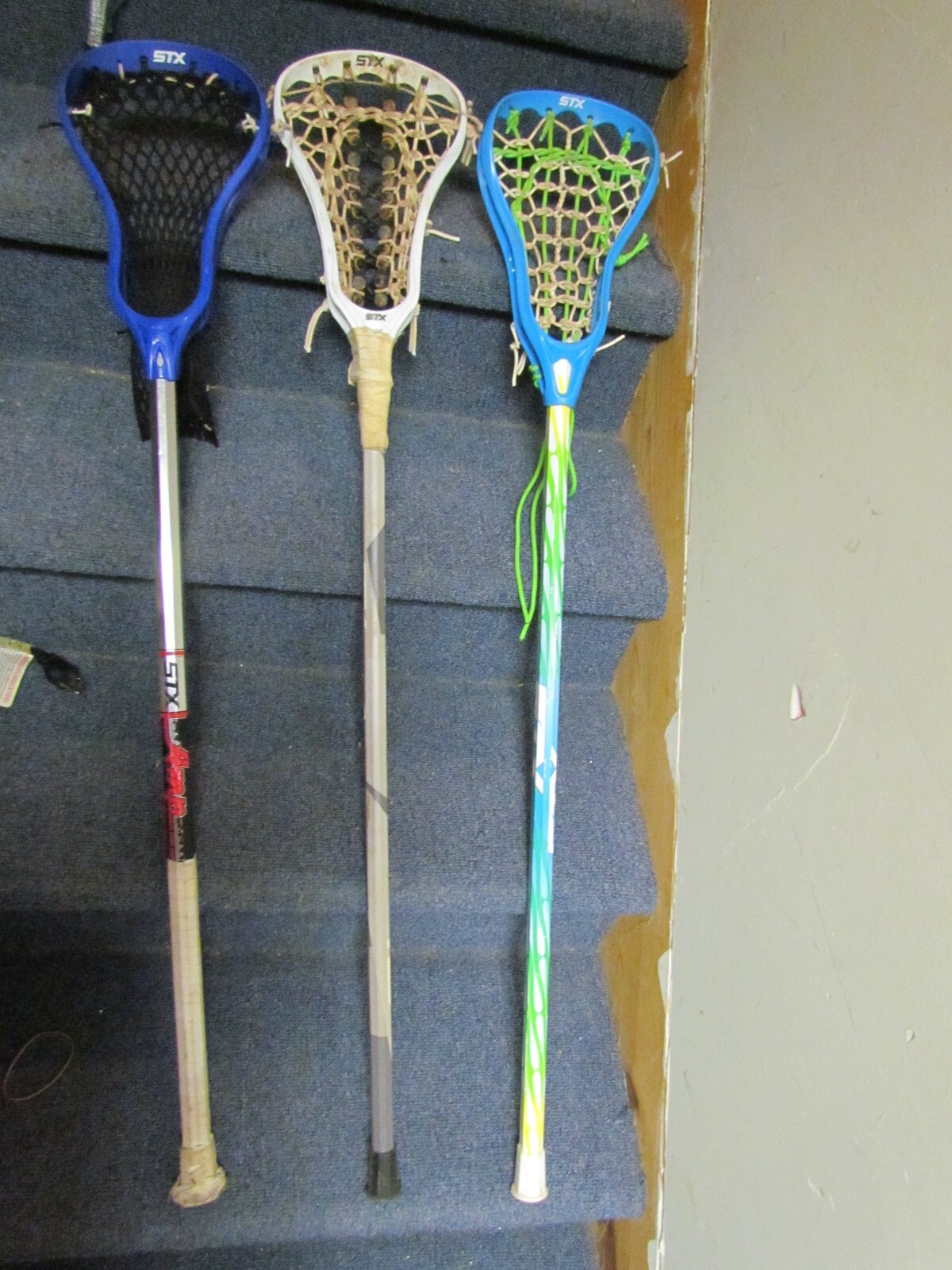 Set of 3 STX Lacrosse Sticks eBay