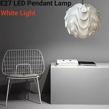 Art LED Suspension Pendant Lamp Fixtures White Ball Shade Lustre Ceiling Light