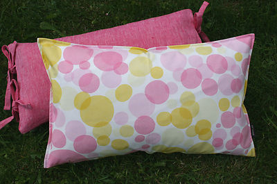 Kissenhülle Kissen Antoni 30x50 40x40 50x50 gelb rosa Punkte Polka Dots Proflax