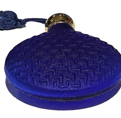 Byblos Cobalt Glass Bottle Mini Eau De Toilette 1990 Collectible Mignon Empty