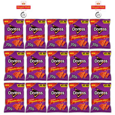 Doritos Flamin Hot 15x70g Price Marked Bags PMP | LONG EXPIRY DATES UK