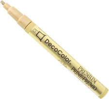 Uchida of America 250-CGLD DecoColor Premium 2mm Calligraphy Pen, Gold