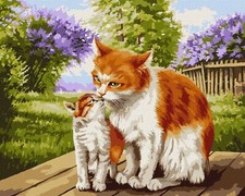 Ideyka Painting by Numbers kit Mother's warmth KHO6511