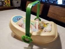 *VINTAGE* 1983 Cabbage Patch Kids 3 Position ROCKER/CARRIER Car Seat Coleco
