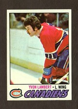 1977 Topps Hockey Card #151 Yvon Lambert - Montreal Canadiens 