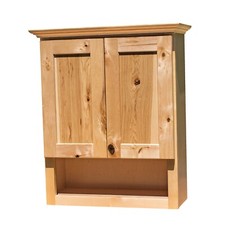 Natural Shaker Style bathroom wall cabinet