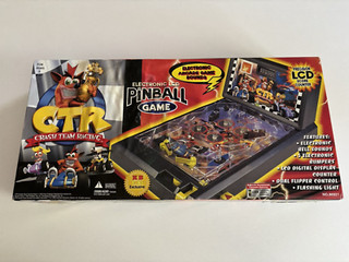 Crash Bandicoot Team Racing ELECTRONIC PINBALL MACHINE in Box - New Open Box
