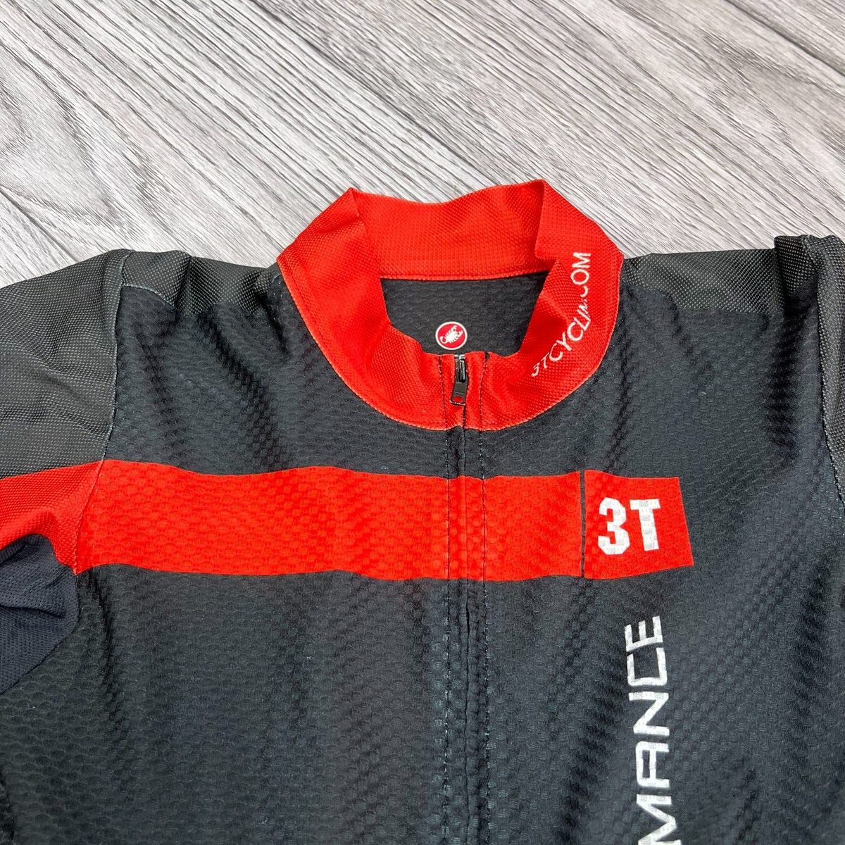 Castelli 3T 13 Ultimate Performance Fietsshirt Heren Zwart/Rood koop je bij
