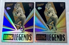 (2)Dante Hall 2021 Panini Prestige Living Legends PURPLE Xtra Points /149 & Base