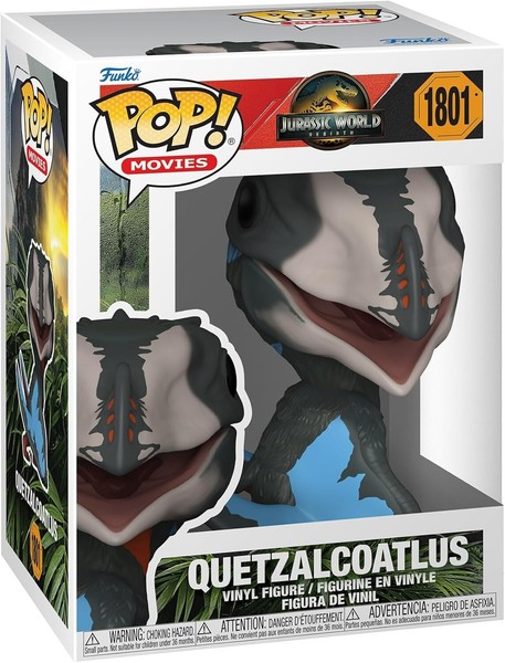 "Jurassic World Rebirth Quetzalcoatlus 3,75\" Pop Movies Vinyl Figur Funko 1801"-image