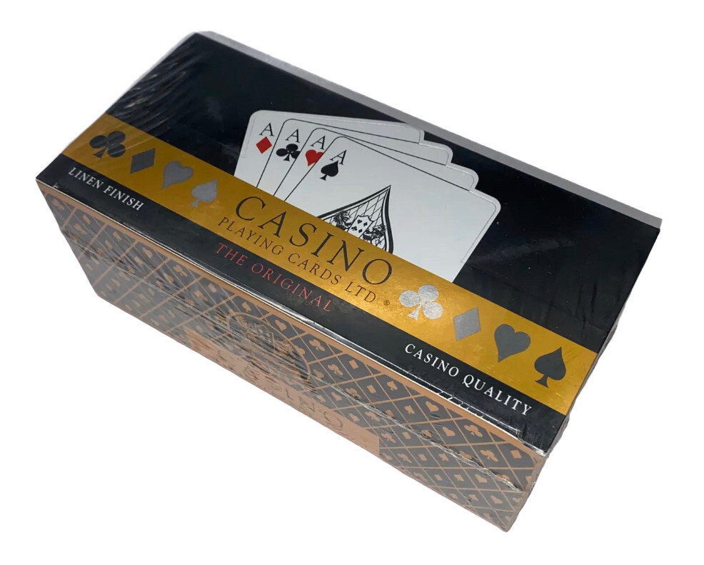 MASSA PLAYING CARDS 6個 Sealed Brick Of 12 Decks Massa Casino Playing Cards Linen
