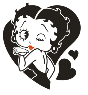 * Aufkleber BETTY BOOP -- 3 Größen -- *