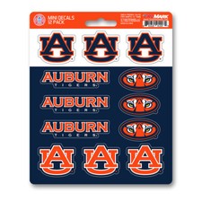 New NCAA Auburn Tigers Premium Vinyl Die Cut Mini Decal / Sticker Pack