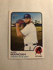 2022 Heritage High Number Base Short Print SP #710 Alek Manoah
