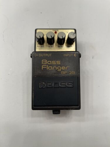 Pédale d'effet Boss Roland BF-2B Bass Flanger analogique vintage 1990 pour guitare - Photo 1/6