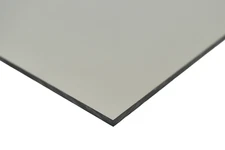 BuyPlastic 7130 Gray Polycarbonate Plastic Sheet  1/8" x 12" x 12" , Lexan panel