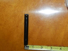 Lot of 142 EMPTY new slim black lip tubes with hole in lid for keyring,purse etc