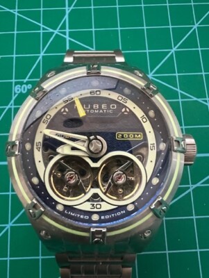 NUBEO Automatic Galileo Limited Edition, doppelte offene Unruhe, Nr. 90/500 Stk.