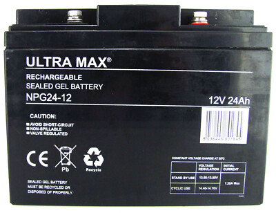 Batteria ULTRAMAX 12V 7Ah AGM/GEL – Piombo Acido Sigillato, Uso Ciclico - 2