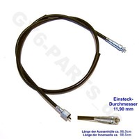Tachowelle 98.5Cm Z.B. China Roller Benzhou BT125T-7 YY125T-12 Baotian REX RS YY