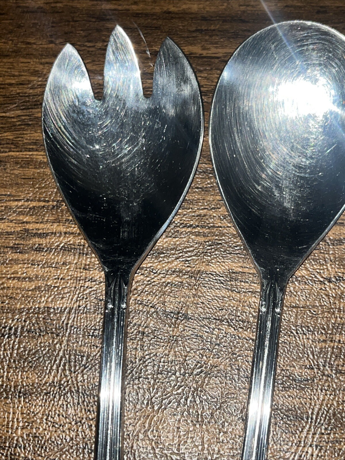 4 Piece Set Serving Fork Spoon Salad Fork Butter Knife Stainless Steel