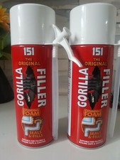 600ml GORILLA FILLER GLUE EXPANDING FOAM MULTI PURPOSE FILLER STRONG WATERPROOF 
