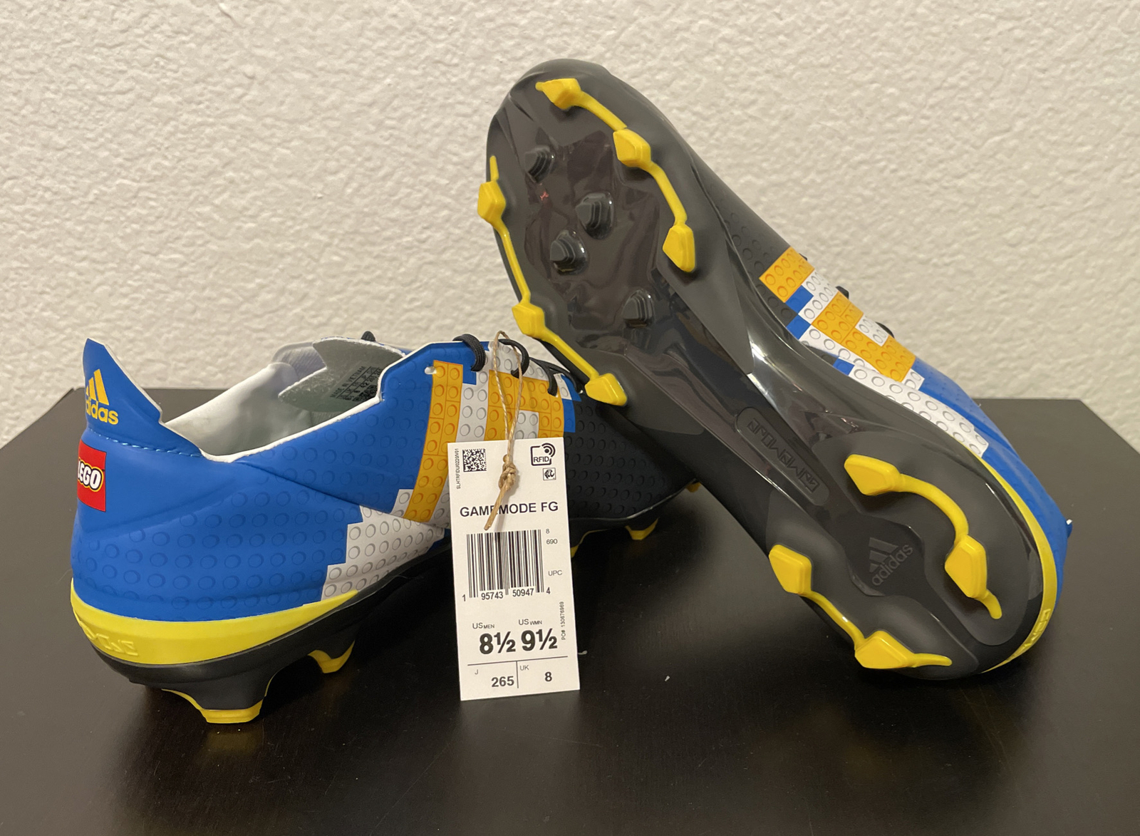 LEGO X Adidas Gamemode FG ‘Carbon Red Blue’ Soccer Cleats GV6850 Men Sz