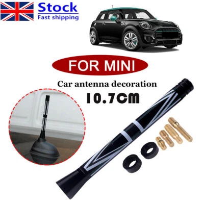 QNGENET 4.2''Car Aerial Bee Sting Mast Antenna Ariel Radio Roof Stubby For Mini Cooper