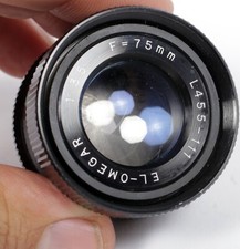 El-Omegar 75mm F3.5 enlarger lens 111 for negatives up to 6X6 8437
