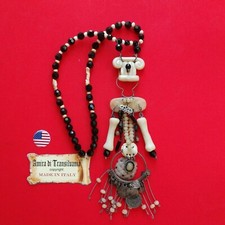 african tribal long pendant necklace vintage ethnic regional africa jewelry gift