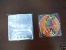 2000 5"x 5" CLEAR VINYL CD / DVD SLEEVES PVC -JS38