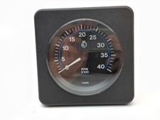 Vdo 333 403 Standard Line 3-38 85mm 4000 Rpm 12v Tachometer Gauge