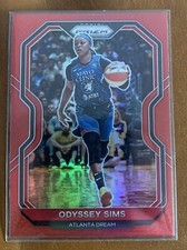 2021 Panini Prizm Odyssey Sims RED prizm 031/299 Atlanta Dream WNBA