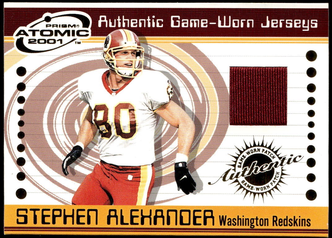 2001 Pacific Prism Atomic #99 Stephen Alexander Jerseys F5