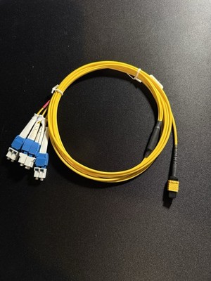Single Mode 8-Core MPO to 8SC/UPC Fiber Optic Patch Cable 2.1m SM 