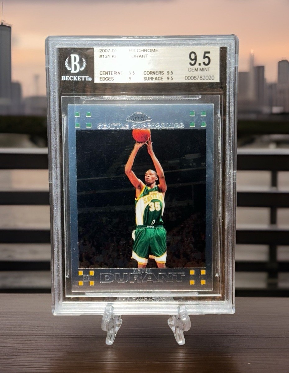 2007 TOPPS CHROME #131 KEVIN DURANT ROOKIE RC BGS 9.5 | eBay