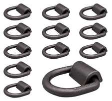 12 Pack 58 Heavy Duty Weld-on Forged D Ring 18900 Lbs