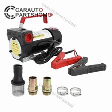 12V Electric Fuel Transfer Pump Diesel Kerosene Oil Auto Extractor Pump 45L/min