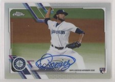 2021 Topps Chrome Rookie Auto Refractor 251/499 Yohan Ramirez #RA-YR Auto 0c2t